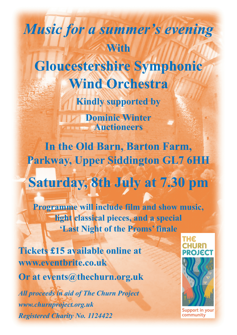 Music for a summer's evening with Gloucestershire Symphonic Wind Orchestra