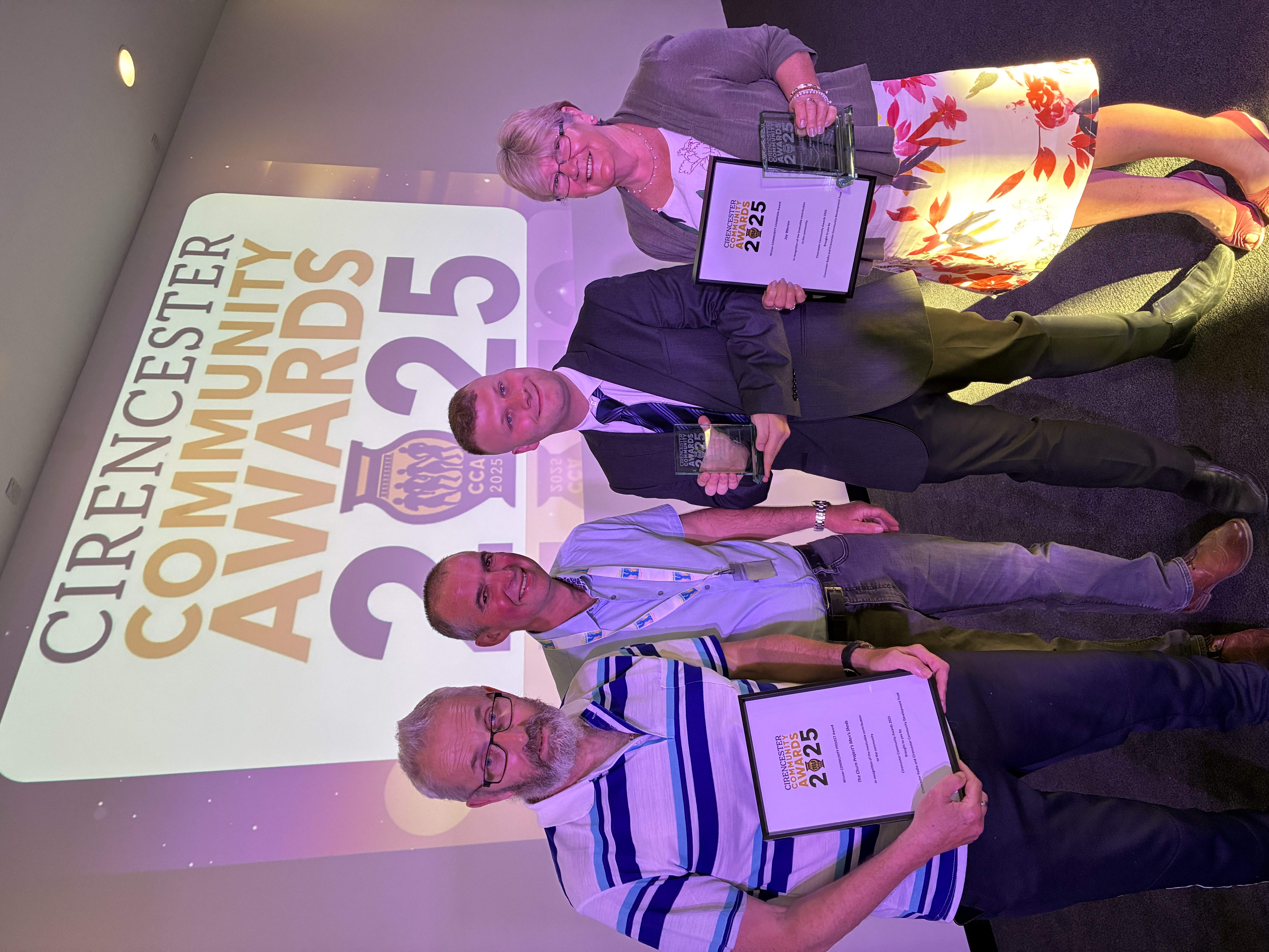 Cirencester Community Award winners from The Churn Project